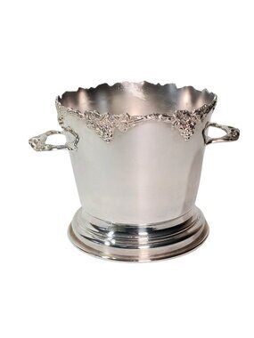Vintage Silverplate Grape Vine Wine Cooler / Cachepot 🍇
